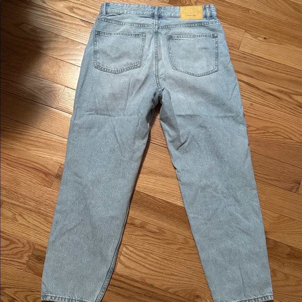 Bershka Women’s High Rise Baggy Fit Denim Jeans Size 31 - Picture 2 of 4